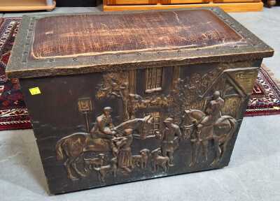 Wood Bin Stool