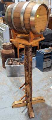 Port Barrel On Pedestal