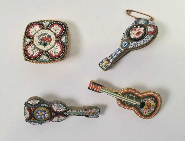 MOSAIC BROOCHES