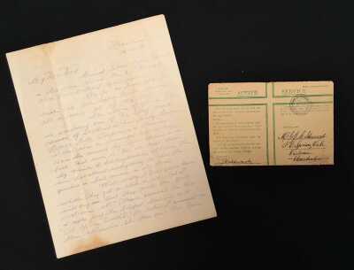 WW1 LETTER