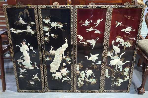 FOUR PANEL WALL ART