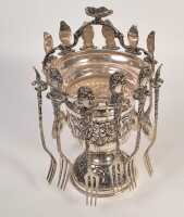 SILVER DESSERT SET