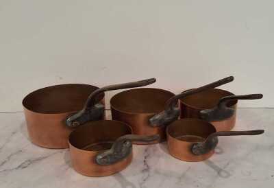 1183 · COPPER SAUCEPANS