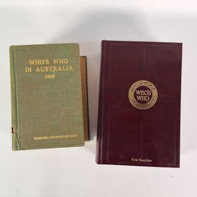 Who'S Who In Australia 1929