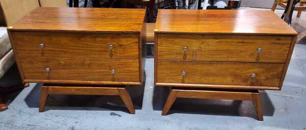 PAIR OF BEDSIDES