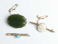 GOLD BROOCHES