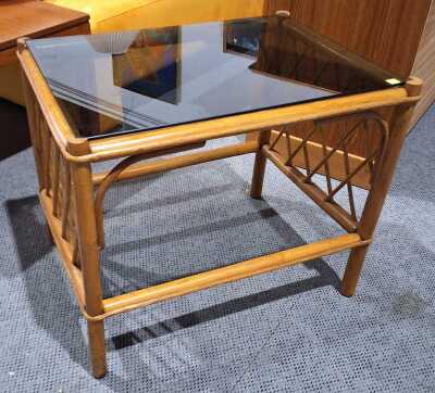 CANE SIDE TABLE