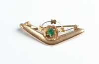 GOLD BROOCH