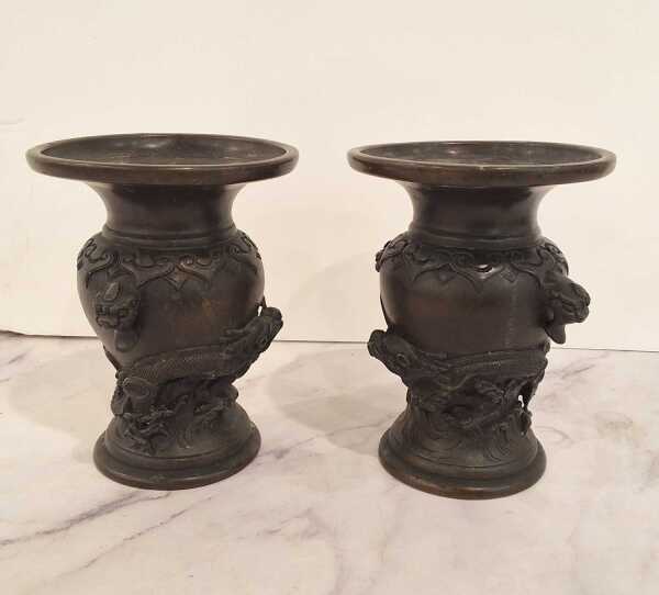 BRONZE VASES