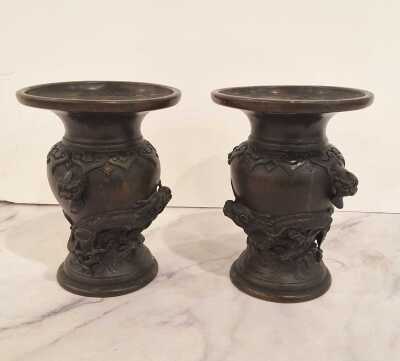 BRONZE VASES
