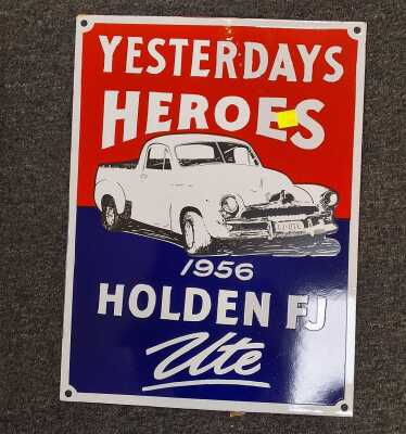 ENAMEL SIGN