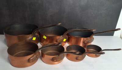 COPPER SAUCEPANS