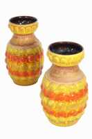 THREE POTTERY VASES - 3