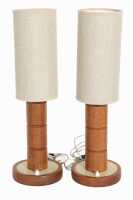 PAIR OF BEDSIDE LAMPS