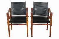 PAIR OF SAFARI CHAIRS - 2