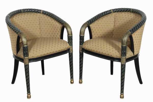 PAIR OF ARMCHAIRS