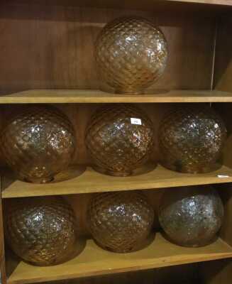 Amber Glass Light Shades
