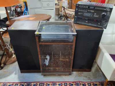 Akai Stereo In Cabinet