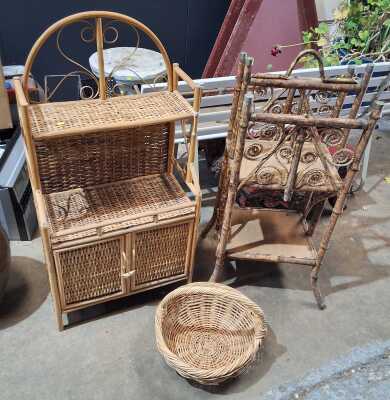 Cane Decor Lot
