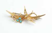 GOLD BROOCH