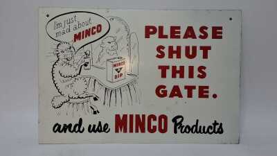 Shut The Gate Sign