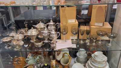 Silverplate And Glassware