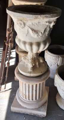 Urn On Pedestal