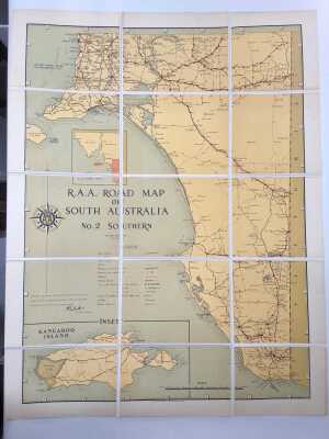 South Australia Road Map