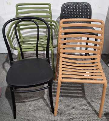 368 · CONTEMPORARY MOULDED CHAIRS