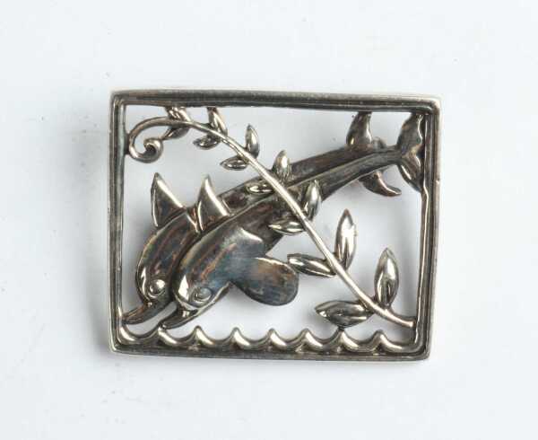 SILVER BROOCH