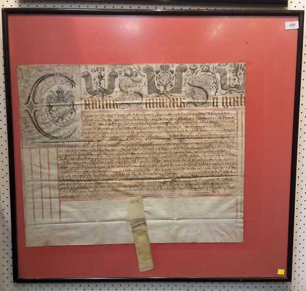 17TH CENTURY PARCHMENT