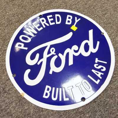Enamel Sign