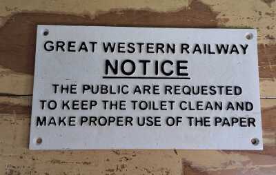 Railway Plaque
