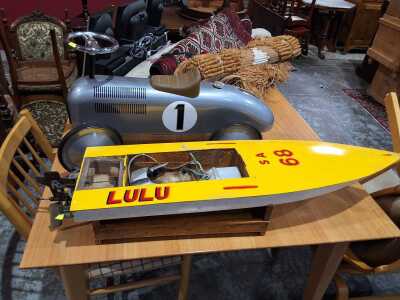 Model Boat And Car