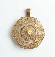 GOLD PENDANT/BROOCH