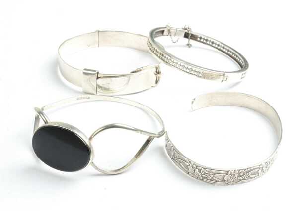 SILVER BANGLES
