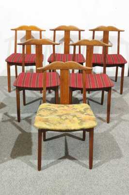 Set Of Oak Dining Chairs