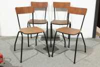 SET OF SCHOOL CHAIRS