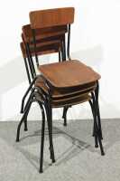 SET OF SCHOOL CHAIRS - 3