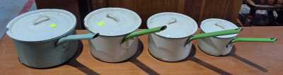 Enamelled Saucepans