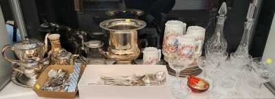 SILVERPLATE & CRYSTAL