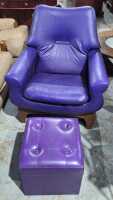 LOUNGE CHAIR AND OTTOMAN