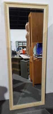 Long Bevel Edged Mirror