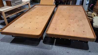 Mid-Century Teak Bed Frames
