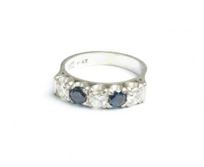 Diamond & Sapphire Ring