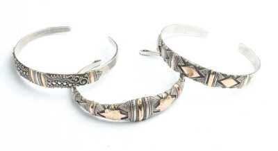 SILVER BANGLES