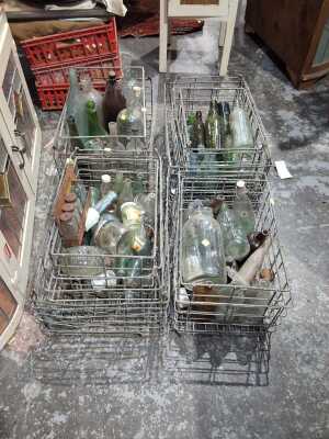 Wire Crates And Bottles