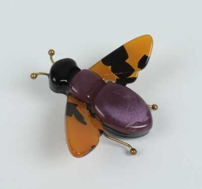 LUCITE BROOCH