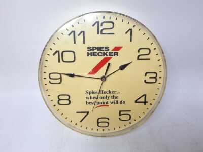 ADVERTISING CLOCK