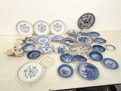 BLUE AND WHITE CHINA